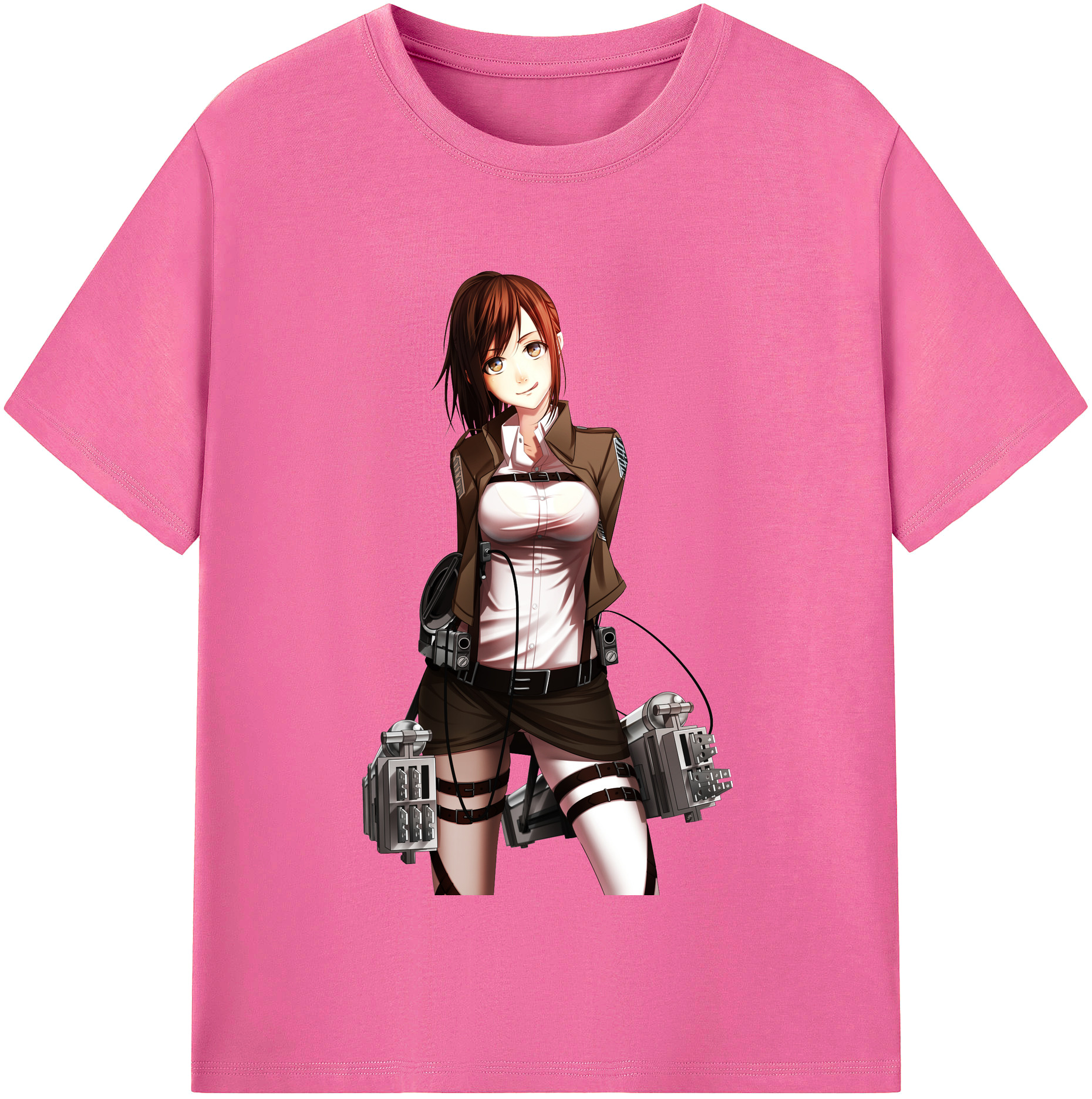 （画像用） 進撃の巨人 サシャ·ブラウス Attack on Titan Sasha Blaus レディースカジュアルプリントTシャツ（綿100％）